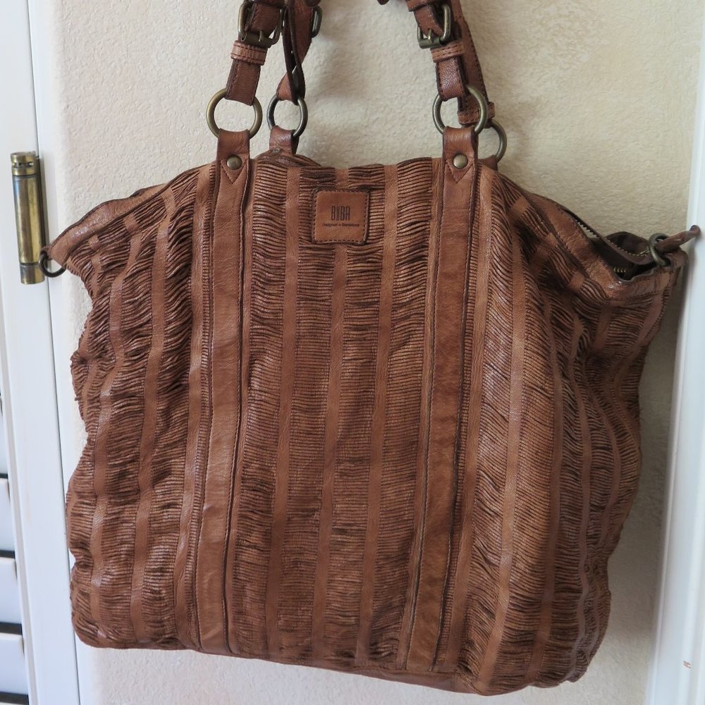 SOLD Spanish Brown Leather Purse